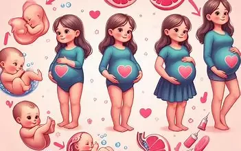 مراحل رشد و تکامل جنین در رحم مادر