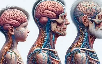 تغییرات سیستم عصبی در کودکی، بزرگسالی و پیری