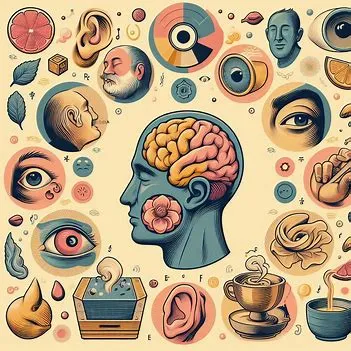 تغییر حواس پنجگانه (شنوایی، بینایی، بویایی، چشایی و لامسه) با افزایش سن
