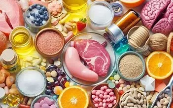 تصویر مواد غذایی و مکمل های جبران کننده کمبود مواد معدنی و کمبود ویتامین ها