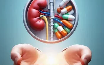 تصویر یک کلیه و داروی سماگلوتاید