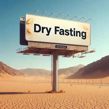 تصویر بیلبورد تبلیغاتی برای روزه خشک