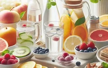 تصویری از خوراکی های مجاز در رژیم غذایی مایعات شفاف