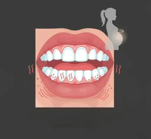 التهاب لثه بارداری- لثه های ملتهب